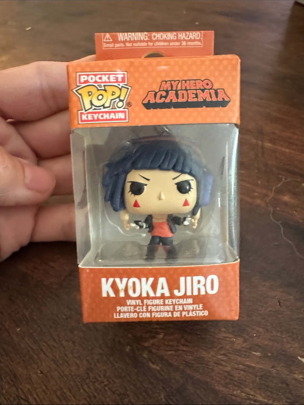 NIB Funko Pocket Pop! Keychain Kyoka Jiro - Orange, Black, Navy